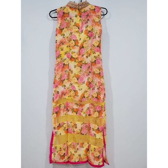 Indian style designer Women's long straight suit - Picture 3 of 12